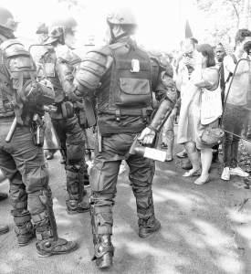 Manifestation parisienne.