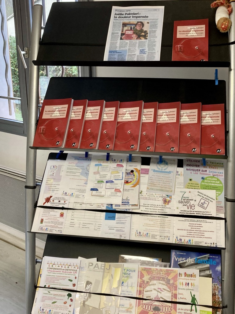 Présentation du livre "La douleur impensée" de Joelle Palmieri à Néoules.