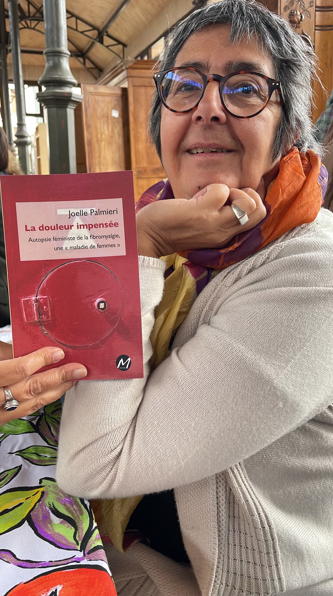 Joelle Palmieri au Salon du livre de Vendôme en mars 2024