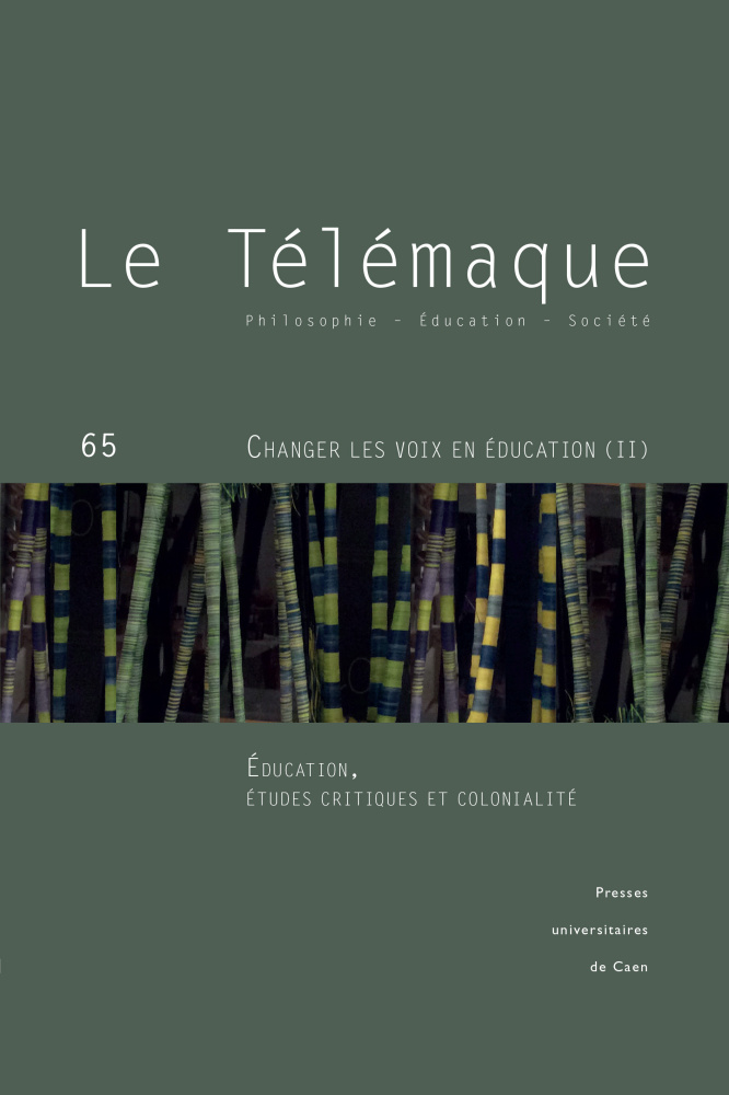 Couverture de la Revue Le Télémaque n° 65.