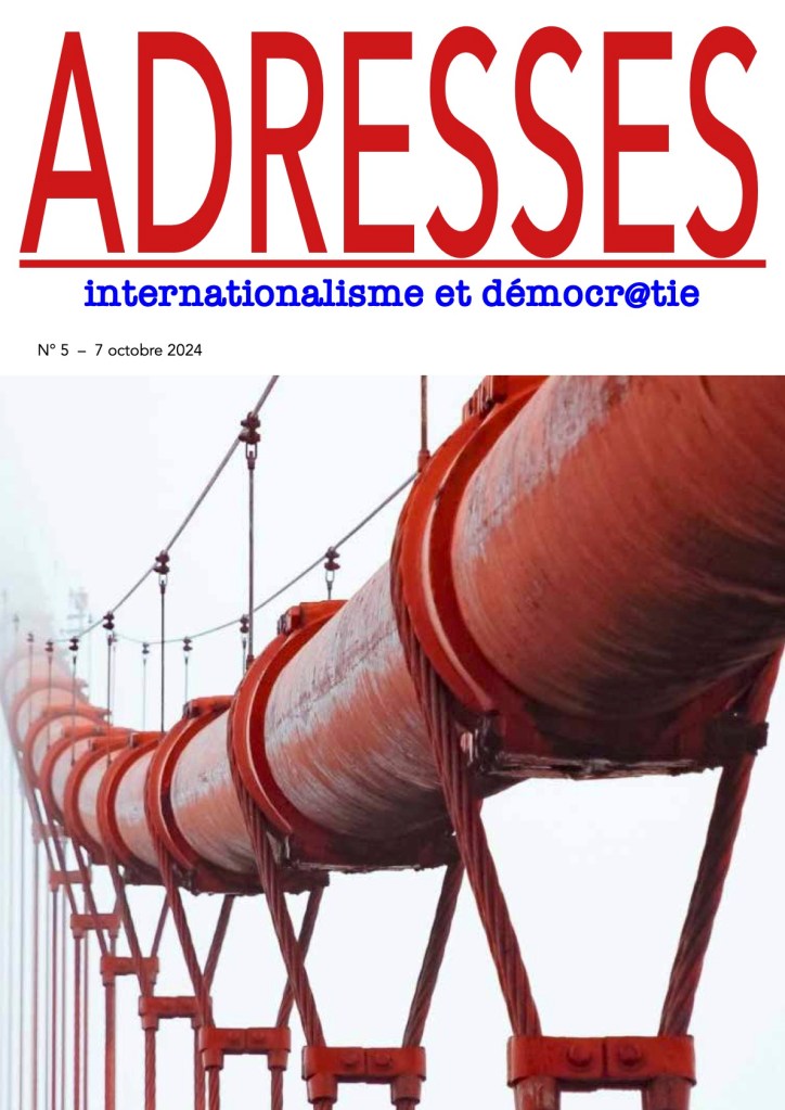 Couverture de la Revue Adresses n°5.